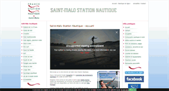 Desktop Screenshot of nautisme-saint-malo.fr